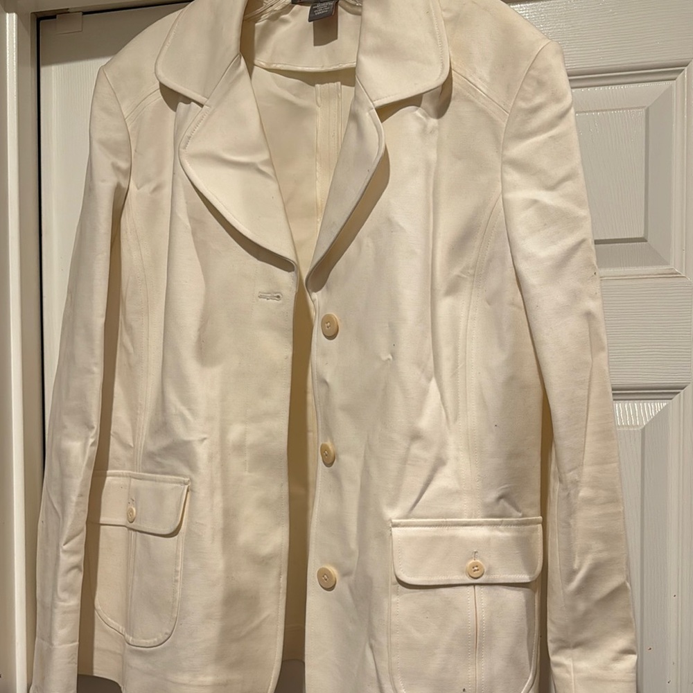 Elegant White Women's Jacket